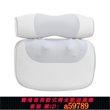 【全網低價 可打統編】家用按摩c器頸椎按摩枕多功能加熱電動腰部氣囊腰椎全自動艾草熱