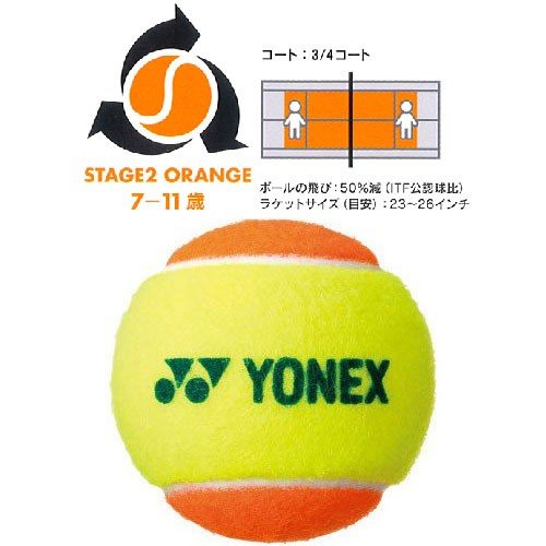 バラ売り1球 オレンジボール ヨネックス マッスルパワーボール30 Tmp30 Yonex Muscle Power 30 ジュニアテニスボール 16y5m 通販 Lineポイント最大0 5 Get Lineショッピング