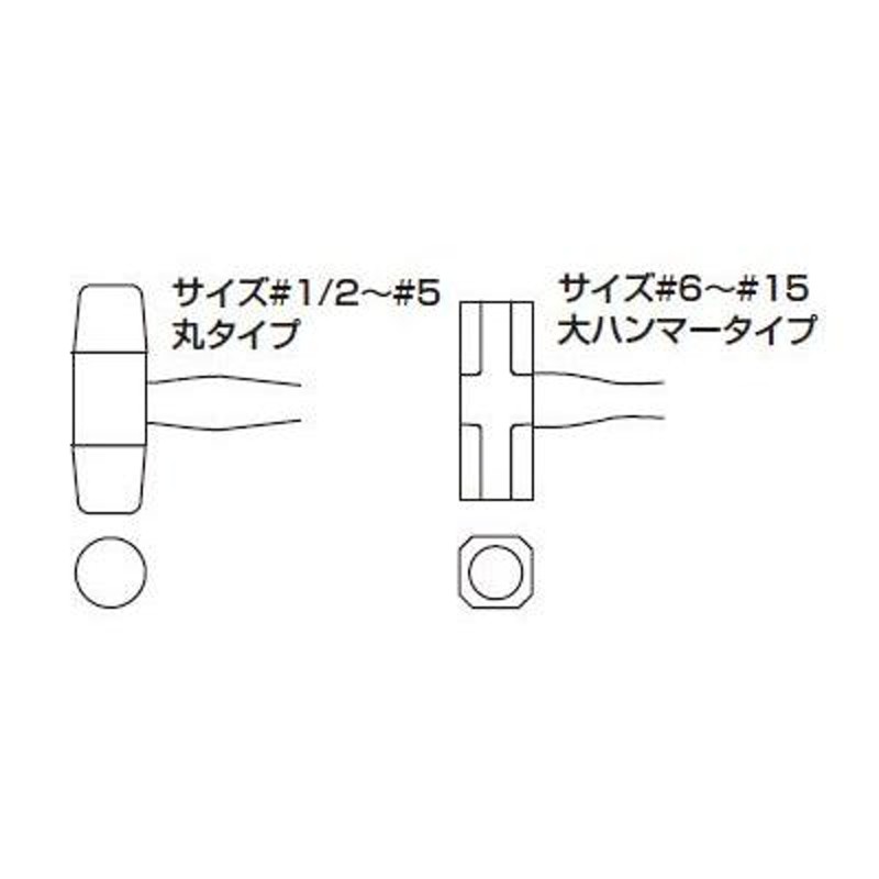 強力型銅ハンマー 呼称：#1/2 オーエッチ FH-05 通販 LINEポイント最大