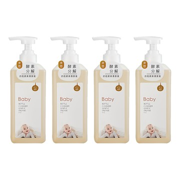 KU.KU Duckbill 酷咕鴨 米萃高分解酵素奶瓶蔬果清潔液  800ml  4瓶