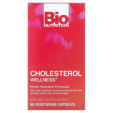 Bio Nutrition, 膽固醇健康，60 粒素食膠囊
