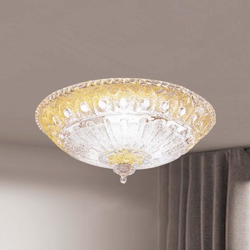 E27水晶砂玻璃吸頂二燈 B106-48-93793