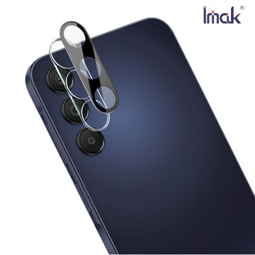 鏡頭貼 Imak 艾美克 SAMSUNG 三星 Galaxy A16 5G 鏡頭玻璃貼(一體式)(曜黑版) 奈米吸附 鏡頭貼 鏡頭保護貼 鏡頭膜【愛瘋潮】