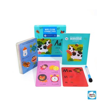 【JoanMiro 原創美玩】可擦寫學習卡-趣味ABC