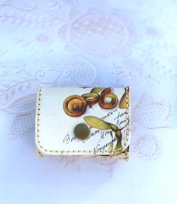 手縫皮革零錢包