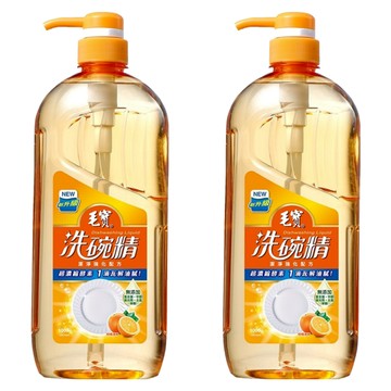 毛寶 潔淨強化洗碗精 200種植物的去味力  1kg  2瓶