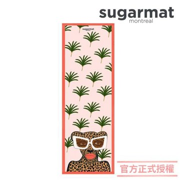 加拿大Sugarmat 麂皮絨天然橡膠瑜珈墊(3.0mm) 時髦美洲豹Kiss & Make Up