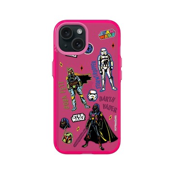 iPhone 15 Clear 粉漾桃 - 迪士尼-星際大戰 Star Wars - 星際大戰 – 黑暗勢力貼紙