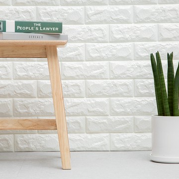 comet 海綿壁紙  白色  1入