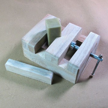 加大號篆刻印床 篆刻工具 香樟木印床1入