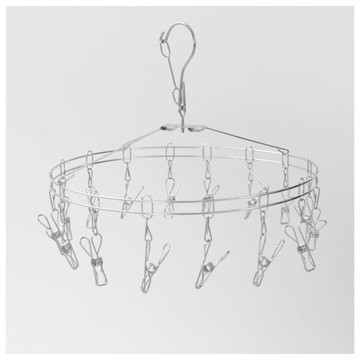 不鏽鋼圓型衣架 16P JO-16 NITORI宜得利家居