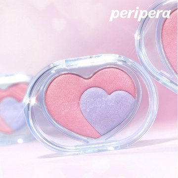 【peripera】心型口袋打亮粉餅