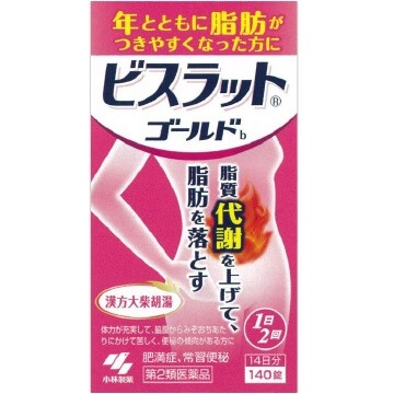 【第2類醫藥品】小林製藥  Bisrat gold b 減脂錠 140錠