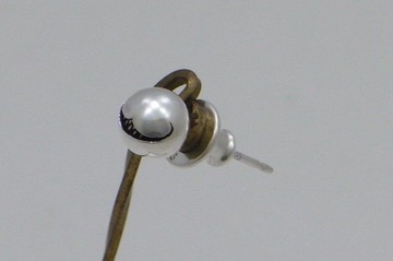 Cheshire Cat nano_1 (s_m-O.30) ( 微笑 貓 銀 愛夢遊仙境 貓絲耳環 )