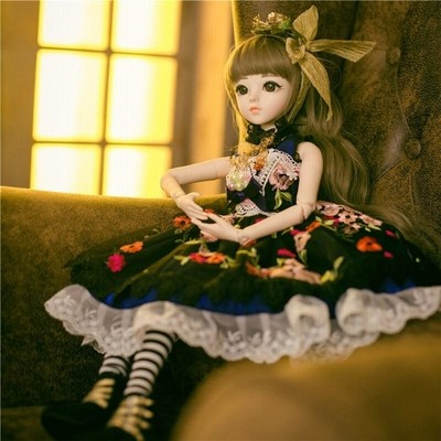 Amazon | 球体関節人形 BJD 女の子 人形 エレガントドレス 着せ