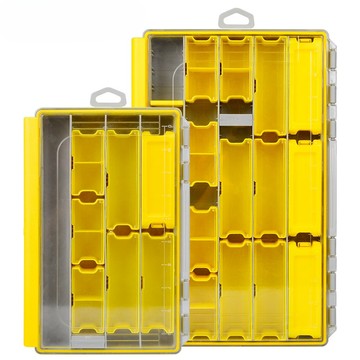 【TTFF】單層路亞餌漁具盒 木蝦米諾鉛筆塑膠假餌收納盒 單面PP漁具盒套裝現貨批發