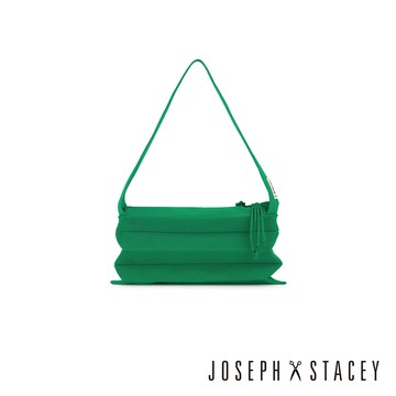 【官方直營】JOSEPH AND STACEY針織素色短肩背百褶包