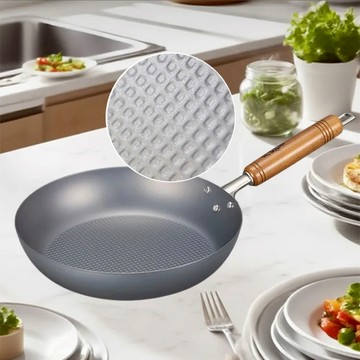 SUMMIT 日本製 窒化鐵鍋 單柄平底炒鍋 兩款尺寸(26cm、28cm) - 26cm