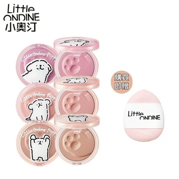 小奧汀Little ondine線條小狗聯名腮紅霧面自然提亮膚色多用小奧丁單色腮紅膏【台灣官方旗艦店】