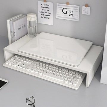 笔记本电脑增高架办公桌面置物架收纳台式显示器屏幕支架底座工位  ，{鑫弘-3C數碼}可開發票