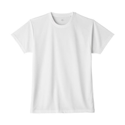 【送料２９０円】ミズノ クルーネック半袖インナーシャツ（メンズ） ホワイト Mizuno C2JA1173 01