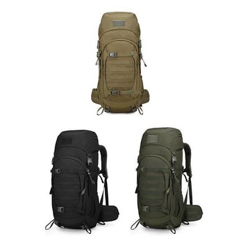 Mountaintop 後背包上下調整胸扣戰鬥耐磨超輕50L附雨罩防震透氣背幅