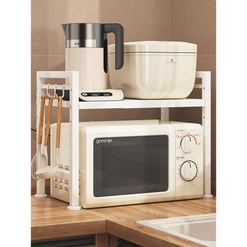 廚房微波爐置物架多功能放烤箱小家電家用烤箱多層電飯鍋收納支架