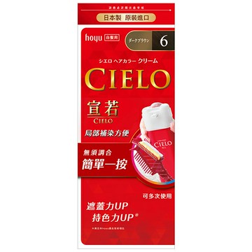 宣若 EX染髮霜 6深栗棕 1劑/40g、2劑/40g