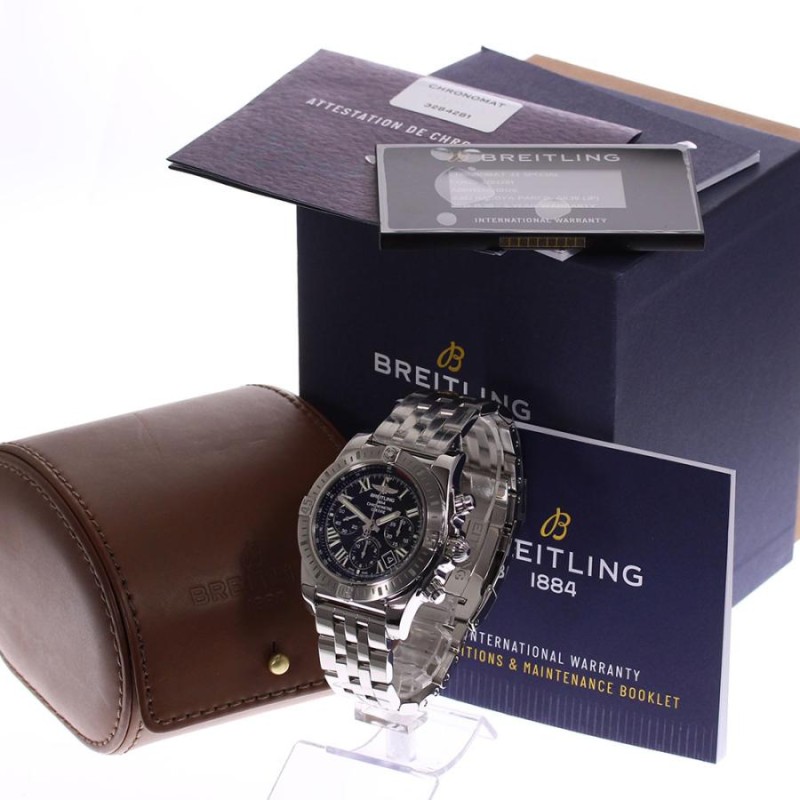 ☆良品 箱保付【BREITLING】ブライトリング クロノマット JSP ローマン ...