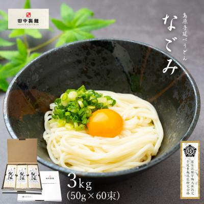 ふるさと納税 南島原市 島原手延べうどん なごみ 3kg(50g×60束)