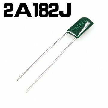 滌綸電容 2A182J 100V 1.8nF 0.0018uF 聚酯薄膜電容 一件100只