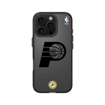 iPhone 16 Pro Clear 酷墨灰 - NBA - B&W-印第安納溜馬 Indiana Pacers B&W