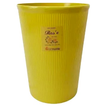 Polywise 翰庭 特大玫瑰紙林 垃圾桶  19L  黃色  2個