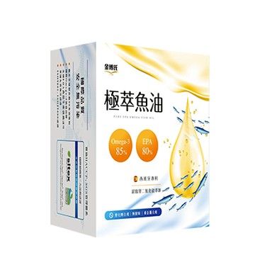 金博氏 極萃魚油 60粒 高吸收率85% rTG型式 Omega-3魚油