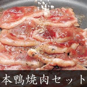 お歳暮 ギフト 本鴨焼肉セット2人前（焼きそば付き） 送料無料（北海道・沖縄を除く）