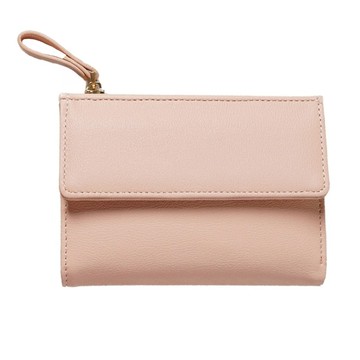 小麥購物 多卡槽女用皮夾 L756  12.5 x 9 x 1.8cm  粉嫩膚