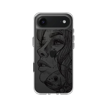 iPhone Air Clear Case（相機按鈕） 透明 - MYMY REVERZ TATTOO - MOOREA