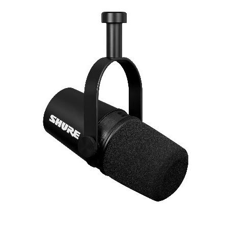 Shure MV7X XLR Podcast Microphone Pro Dynamic Mic para podcasting y grabaci?n Vocal, Todas Las construcciones de Metal y micr?fono Compatible Negr