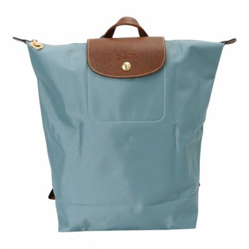 LONGCHAMP-Le pliage Original 摺疊尼龍後背包(莫蘭迪綠)大款