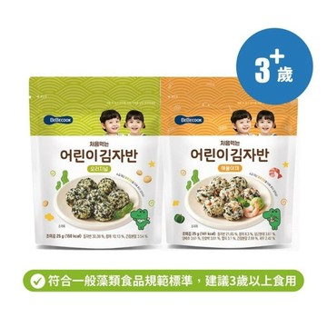 韓國 BEBECOOK 寶膳 初食海苔酥25克(2款可選)3歲以上適用