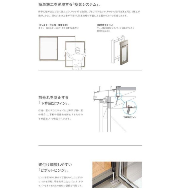 LIXIL サーモスA シャッター付引違い窓 18309（w1870mm×h970mm）アルミ