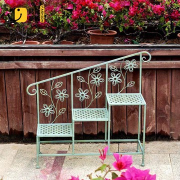 免運 戶外花架 爬藤架 柵欄架 庭院花架 鐵藝階梯花架連體三層方形折疊盆室戶外陽臺園庭院高款置物貿收納特惠/店長優選 全館折扣 售後保障 工廠現貨 開立發票 s5329