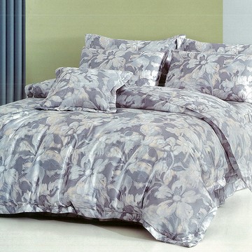 【多利寶寢具】FITNESS_100%純天絲頂級60S雙人七件式床罩組-愛的印記