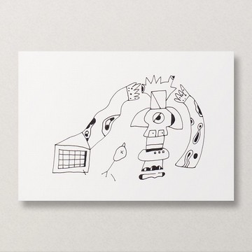 【怪物 #11 魔】 手繪卡片 / 原畫手稿