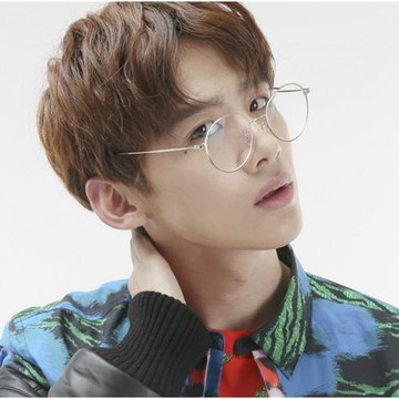 白敬亭新款男女眼鏡框時尚配鏡圓框復古防藍光眼鏡架平光鏡77507