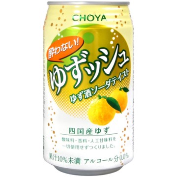 (即期良品)CHOYA 無酒精飲料-柚子風味(350ml)