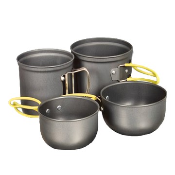 CAMPING ACE 野樂 硬質氧化套碗 2人  灰色  1個