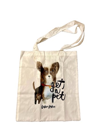 PK bearsI熱愛生活購物袋-柯基(白色)