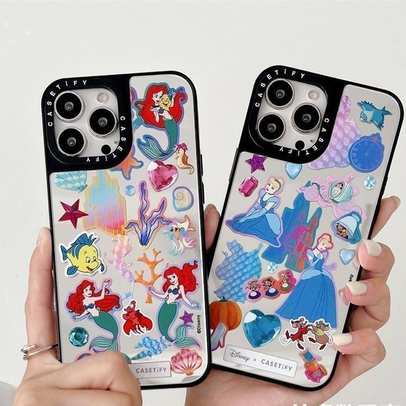 CASETiFY スマホケース 欧米 マーメイド 人魚姫 シンデレラ プリンセス 