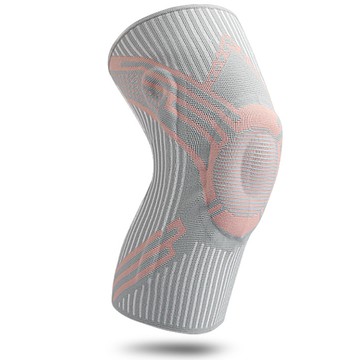 大友los1910彈簧護膝跑步健身硅膠彈簧支撐運動加壓護膝保暖護腿髕骨帶護具